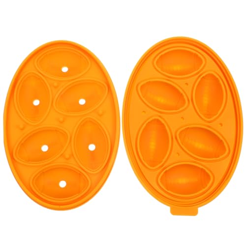 Ciieeo Rugby Eiswürfelform aus Silikon Fach Eiswürfelbehälter für Kühle Getränke und Partys Praktische Form für Gefrierschrank für Rugby Fans Ciieeo Rugby Eiswürfelform aus Silikon Fach Eiswürfelbehälter für Kühle Getränke und Partys Praktische Form für Gefrierschrank für Rugby Fans von Ciieeo