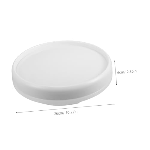Ciieeo Runder LED Deckenlampenschirm aus PVC Modernes Design Widerstandsfähig und Einfach zu Montieren Kompatibel mit Schlafzimmer Küche Badezimmer und Bürobeleuchtung Stilvolle von Ciieeo