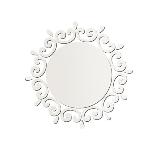 Ciieeo Runder Selbstklebender Spiegelaufkleber Modischer Spiegelaufkleber für Wanddekoration in Wohnzimmer Schlafzimmer Bad und Flur Einfache Anbringung Glatten Oberflächen Ciieeo Runder Selbstklebender Spiegelaufkleber Modischer Spiegelaufkleber für Wanddekoration in Wohnzimmer Schlafzimmer Bad und Flur Einfache Anbringung Glatten Oberflächen von Ciieeo