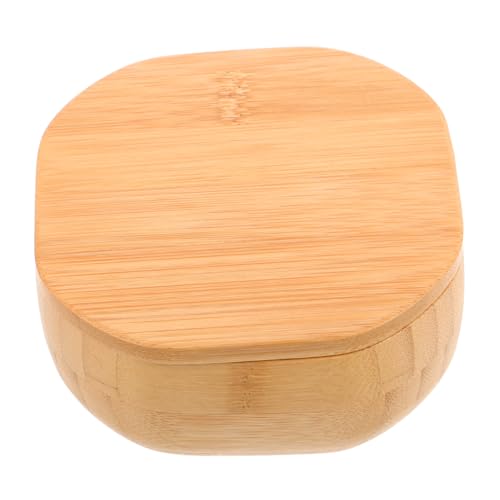 Ciieeo Salzbehälter Mit Deckel Aus Holz Gewürzbehälter Für Küche Salzbox Mit Schutzdeckel Praktische Aufbewahrungsbox Für Salz Und Gewürze Geeignet Für Haushalte Und Cafés von Ciieeo