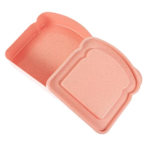 Ciieeo Sandwich-Box Lunchbox aus Kunststoff Dressing-Behälter Behälter für Lebensmittel Verbandsbehälter Snackbehälter für draußen Behälter mit Deckel Brotdose Keksdose von Ciieeo
