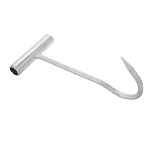 Ciieeo Schwereisen schachtdeckelhaken mit Langem Griff Robustes Hebewerkzeug zum Anheben von Gullideckeln Vielseitiger Eisenhaken für Schwere Lasten und Türziehen Langlebiges Ciieeo Schwereisen schachtdeckelhaken mit Langem Griff Robustes Hebewerkzeug zum Anheben von Gullideckeln Vielseitiger Eisenhaken für Schwere Lasten und Türziehen Langlebiges von Ciieeo