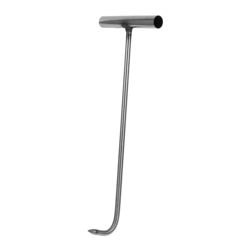 Ciieeo Schwerlast Schachtdeckelheber aus Edelstahl T förmiger Haken mit I form für Abfluss Gullideckel Robuster Traggriff für Garagen Rolltore Vielseitiges Hebewerkzeug für Schwere Ciieeo Schwerlast Schachtdeckelheber aus Edelstahl T förmiger Haken mit I form für Abfluss Gullideckel Robuster Traggriff für Garagen Rolltore Vielseitiges Hebewerkzeug für Schwere von Ciieeo