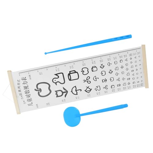 Ciieeo Sehtafel mit Holzrahmen und Doppelseitiger Leinwand Kinderfreundliche Visuelle Sehschärfetest Tafel für Kindergarten Einfache Wandmontage zur Frühzeitigen Zufällige Farbe Ciieeo Sehtafel mit Holzrahmen und Doppelseitiger Leinwand Kinderfreundliche Visuelle Sehschärfetest Tafel für Kindergarten Einfache Wandmontage zur Frühzeitigen Zufällige Farbe von Ciieeo