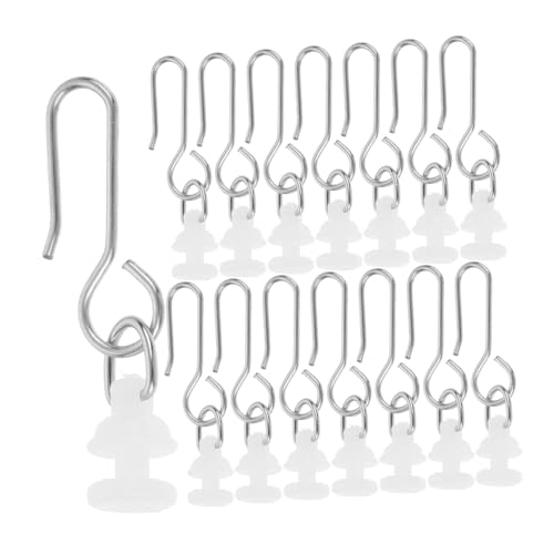 Ciieeo Shower Curtain Gliders Hooks Teilig Leichte und Langlebige Vorhanghaken Gardinenzubehör für Duschvorhang und Fenster Müheloses Aufhängen Geräuscharm und Robust von Ciieeo