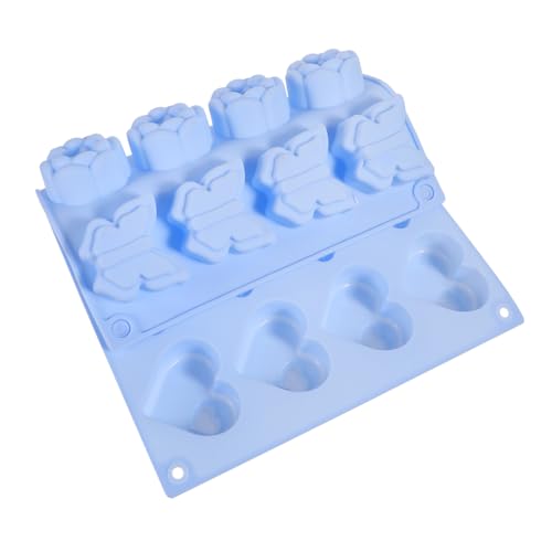 Ciieeo Silikon Backform Herz Schmetterling Blumenform Antihaft Bpa Frei Für DIY Kuchen Dekoration Leicht Zu Reinigen Für Heimöfen Und Party von Ciieeo