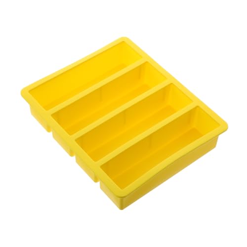 Ciieeo Silikon Eiswürfelform Große Kammern Langsam Schmelzende Eiswürfel Abnehmbar Multifunktional für Gefrierschrank Backen Babynahrung Diy Küchenhelfer Gelb ohne Deckel Ciieeo Silikon Eiswürfelform Große Kammern Langsam Schmelzende Eiswürfel Abnehmbar Multifunktional für Gefrierschrank Backen Babynahrung Diy Küchenhelfer Gelb ohne Deckel von Ciieeo
