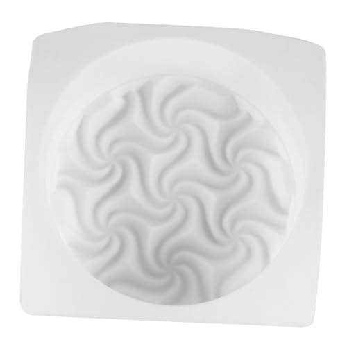 Ciieeo Silikon Kuchenform Spiralblume Antihaft Backform Flexibel Wiederverwendbar Transparent für Kreatives Backen und Leichte von Ciieeo