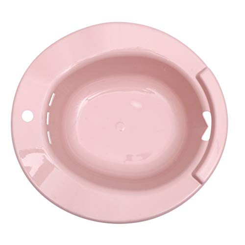 1Stk Bidet Zysten- Sitz- Badbecken Toilettensitz, Sitzbadewanne Sitzt Badewanne lecktuch schwangere Frau Toilleten Sitz Hintern Becken Pflegebecken Fräulein privates Becken pp Rosa von Ciieeo