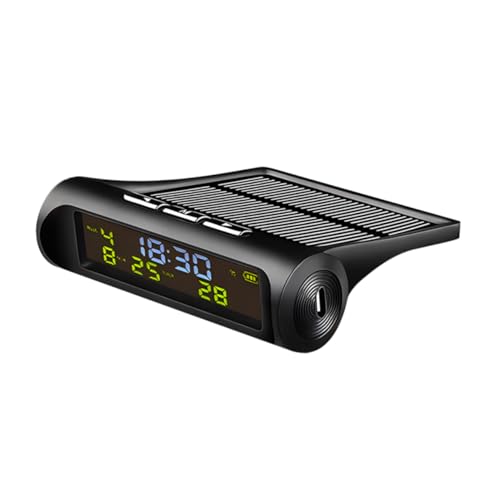 Ciieeo Solarbetriebene Digitale Auto-uhr mit Thermometer Multifunktionale Anzeige von Datum und Temperatur Einfache Montage Armaturenbrett Präzise Echtzeitmessung für Pkw und Lkw Ciieeo Solarbetriebene Digitale Auto-uhr mit Thermometer Multifunktionale Anzeige von Datum und Temperatur Einfache Montage Armaturenbrett Präzise Echtzeitmessung für Pkw und Lkw von Ciieeo