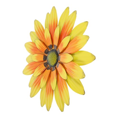 Ciieeo Sonnenblume Wanddeko Gelb Künstliche Kunstblumen Wandanhänger Garten Wandornament Kreative Heimdekoration Robust Langlebig von Ciieeo