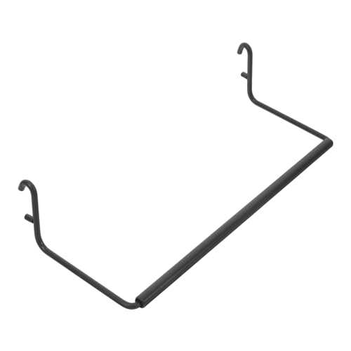 Ciieeo Steckbrettständer Steckbrettbefestigungen Steckbrett Papierhandtuchhalter toilettenpapierhalter Wand Handtuchhalter für Lochwand Küchenregal zum Aufhängen Schwarz von Ciieeo