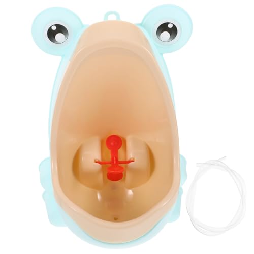 Ciieeo Stehendes Töpfchen Jungen Urinal mit robuster Saugnapfhalterung Cartoon Frosch Design PP Material Montage für Höhenverstellbarkeit Praktisches Trainingstöpfchen Zufällige Farbe von Ciieeo