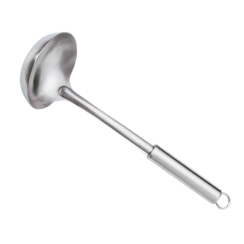 Ciieeo Suppenlöffel mit Langem Griff Hitzebeständiges Kochutensil für Küche Robuste Schöpfkelle für Bequemes Servieren und Kochen von Ciieeo