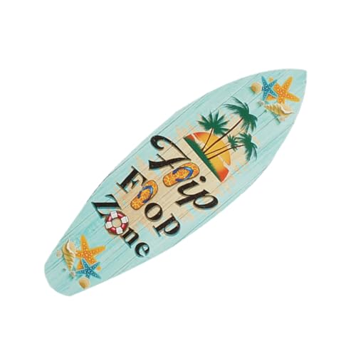 Ciieeo Surfbrett Ornamente Aufblasbares Surfbrett Dekorationen Tiki Bar Surfbrett Schild Helle Hausdekorationen Für Zuhause Tischdekoration Heimdekoration von Ciieeo