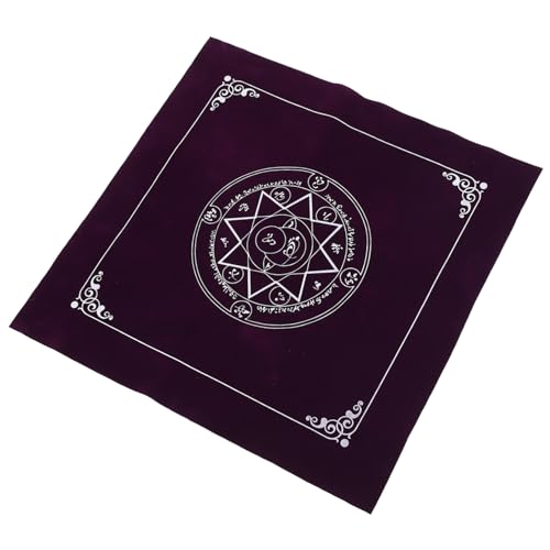 Ciieeo Tarot Tischdecke Octagramm Rutschfestes Langlebiges Tarot Spieltuch und Kreatives Desktop Ornament für Astrologie Wahrsagung und Spirituelle Dekoration von Ciieeo