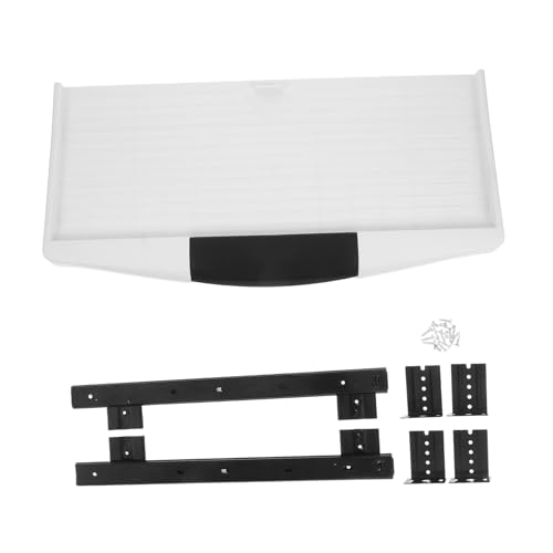 Ciieeo Tastaturablage-Set Schreibtisch Unter Dem Desk Organizer Tastatur-tischaufsatz Tastaturhalter Schiebetastatur Tastaturablage Unter Schreibtischauszug Bürodesk -zubehör Eisen von Ciieeo