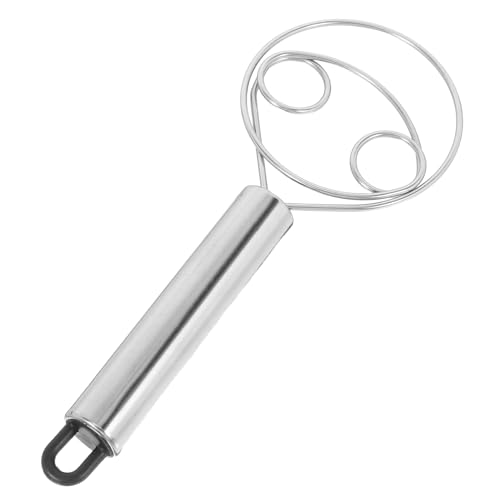 Ciieeo Teigbesen Handmixer Dänischer Stil Langlebig Einfach zu Reinigen Vielseitiger Hand Schneebesen für Eier Mehl Teig Backzubehör Kuchen Pizza von Ciieeo