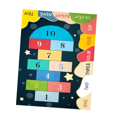 Ciieeo Teppich Spielmatte rutschfest Cartoon Spielteppich für Jungen Mädchen Kinderzimmer Langlebig und Komfortabel Dekorative Bodenmatte für Indoor und Outdoor Spiele von Ciieeo