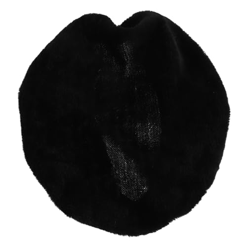 Ciieeo Toilettenabdeckung Staubbedeckung toilettendeckel Soft Toilettenschüssel Deckelschutz Toilettensitzdeckelabdeckung Schutzhöhle der Toilettenschale Polyester Black von Ciieeo