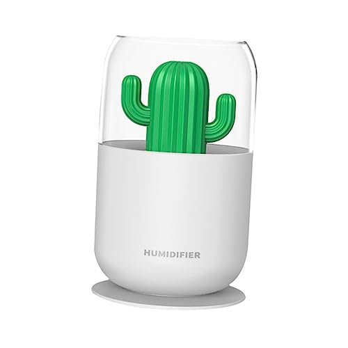 Ciieeo Tragbarer Mini Luftbefeuchter Kaktus Design USB Betriebener Tischbefeuchter für Schlafzimmer Büro Auto und Reisen Platzsparend Super Dichter Nebel Praktische USB Ladeoption Ciieeo Tragbarer Mini Luftbefeuchter Kaktus Design USB Betriebener Tischbefeuchter für Schlafzimmer Büro Auto und Reisen Platzsparend Super Dichter Nebel Praktische USB Ladeoption von Ciieeo