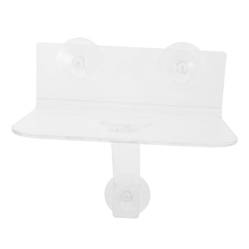 Ciieeo Transparente Wandregale für Pflanzen Schwebendes Regal zur Dekoration für Wohnzimmer Schlafzimmer und Büro Klarer Blumentopfständer von Ciieeo
