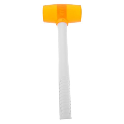 Ciieeo Transparenter Gummihammer Stoßdämpfend Verschleißfest Rutschfest Leichter Montagehammer für Bodenverlegung Autoreparatur Heimwerker Präzise Handhabung von Ciieeo