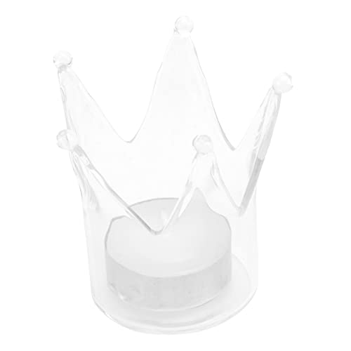 Ciieeo Transparenter Kerzenhalter Kronenform Eleganter Kerzenständer für Stabkerzen Romantische Wohnzimmertisch Deko Vielseitig als Weihnachts und Hochzeitsdekoration Geeignet Ciieeo Transparenter Kerzenhalter Kronenform Eleganter Kerzenständer für Stabkerzen Romantische Wohnzimmertisch Deko Vielseitig als Weihnachts und Hochzeitsdekoration Geeignet von Ciieeo