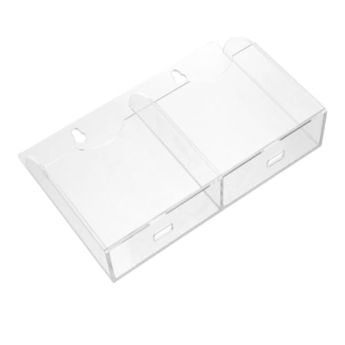Ciieeo Transparenter Löffelhalter für Eisbereiter Praktischer Organizer für Eismacherlöffel Platzsparendes Design für Funktionales Küchenutensil von Ciieeo