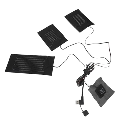 Ciieeo USB Heizpad für Kleidung Flexibles Wasserdichtes Carbonfaser heizelement Schnell Erwärmend Temperaturregelbar für Outdoor Jacken Multifunktionaler Elektrischer von Ciieeo