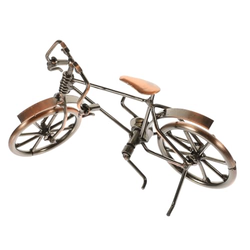 Ciieeo Vintage Eisen Fahrrad Miniatur Modell Leichte Desktop Dekoration Retro Metall Skulptur für Wohnzimmer Büro und Regal Stilvolles Sammlerstück Kleine Fahrradkunst Ciieeo Vintage Eisen Fahrrad Miniatur Modell Leichte Desktop Dekoration Retro Metall Skulptur für Wohnzimmer Büro und Regal Stilvolles Sammlerstück Kleine Fahrradkunst von Ciieeo