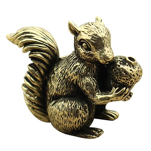 Ciieeo Vintage Kupfer Eichhörnchen Statue Tischdekoration Retro Eichhörnchen Figurine Ornament für Bücherregal und Schreibtisch Ciieeo Vintage Kupfer Eichhörnchen Statue Tischdekoration Retro Eichhörnchen Figurine Ornament für Bücherregal und Schreibtisch von Ciieeo