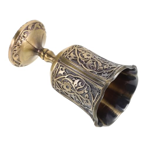 Ciieeo Vintage Kelch weingläser kleiner Kelchbecher Retro-Becher Wikingerkelch Kelch-Trinkgeschirr Elegantes Weinglas geprägter Weinbecher aus Metall Rotweinglas Zinklegierung Dunkelbraun Ciieeo Vintage Kelch weingläser kleiner Kelchbecher Retro-Becher Wikingerkelch Kelch-Trinkgeschirr Elegantes Weinglas geprägter Weinbecher aus Metall Rotweinglas Zinklegierung Dunkelbraun von Ciieeo