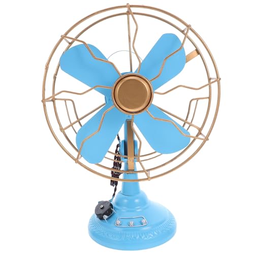 Ciieeo Vintage-Tischventilator-Modell: Altmodisches Metall-Fächer-Ornament, Fotografie-Requisite – Antike Schreibtisch-Kunstskulptur aus Eisen im Bauernhausstil für Cafés Ciieeo Vintage-Tischventilator-Modell: Altmodisches Metall-Fächer-Ornament, Fotografie-Requisite – Antike Schreibtisch-Kunstskulptur aus Eisen im Bauernhausstil für Cafés von Ciieeo