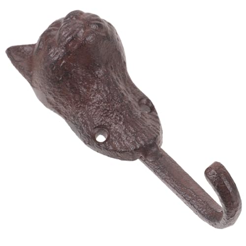 Ciieeo Vintage Wandhaken aus Robustem Metall Tierförmig Dekorativ und Tragfähig als Handtuch Mantelhaken für Bad Schlafzimmer und Garderobe Einfache Montage ohne Bohren von Ciieeo