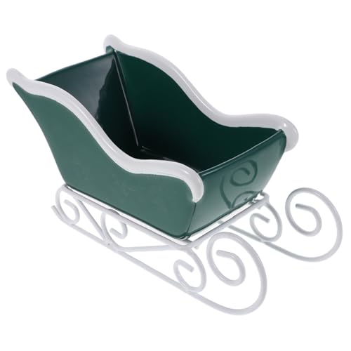 Ciieeo Vintage Weihnachts-Schlitten Dekoration mit Sockel Weihnachtsmann Schlitten Ornament Filigranes Schreibtisch-dekoobjekt für Festliche Wohn Arbeitsbereiche zur Weihnachtszeit Ciieeo Vintage Weihnachts-Schlitten Dekoration mit Sockel Weihnachtsmann Schlitten Ornament Filigranes Schreibtisch-dekoobjekt für Festliche Wohn Arbeitsbereiche zur Weihnachtszeit von Ciieeo