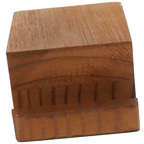 Ciieeo Vinyl Schallplattenständer aus Holz Stabiler Plattenhalter für Album Display Tisch Ständer für Schallplatten Design für Wohnzimmer Café und Büro von Ciieeo