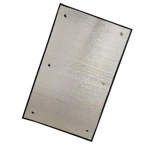 Ciieeo Wärmeisolierende Fensterfolie mit Doppelseitiger Aluminiumfolie UV Schutz und Hitzeblockierung Selbstklebend Installieren für Wintergärten Fabriken und Supermärkte von Ciieeo