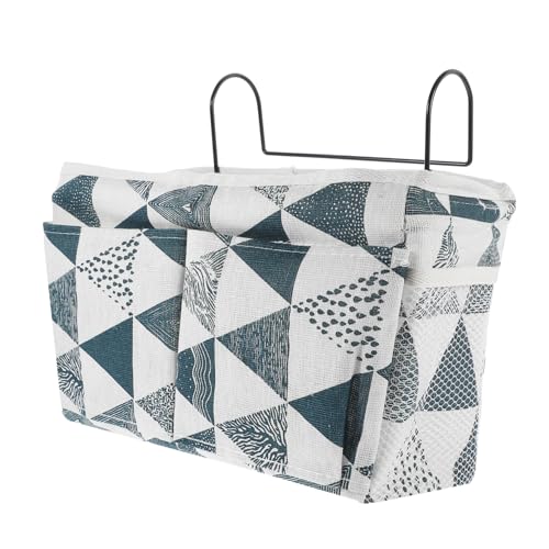 Ciieeo Wandbehang Organizer Baumwolle Türaufhängung Multifunktionaler Aufbewahrungskorb mit Taschen für Nachttisch Schlafzimmer Wohnzimmer Design von Ciieeo