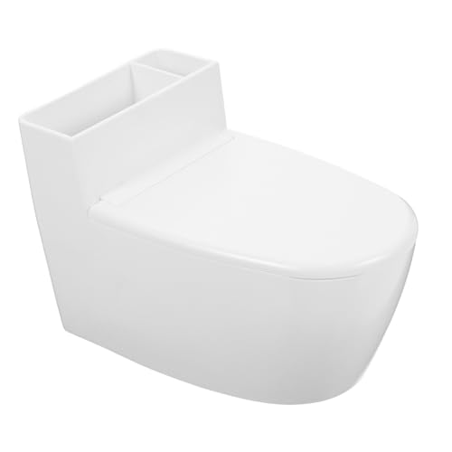 Ciieeo Wandmontierter Aschenbecher mit Deckel Toilettenform Platzsparend Geruchsdicht ohne Bohren für Büro Badezimmer und Wohnbereich Hygienisch und Praktisch von Ciieeo