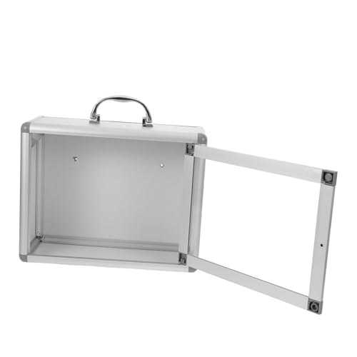 Ciieeo Wandmontierter Medikamentenbehälter Aus Metall Und Kunststoff Platzsparendes Design Für Badezimmer Und Büros Organizer Für Notfallmedikamente Und Artikel von Ciieeo