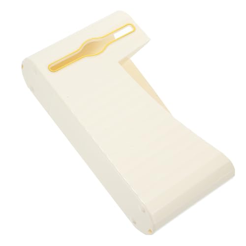 Ciieeo Wandmontierter Müllbeutelspender Abfallbeutelhalter Küchen Organizer Praktisch Platzsparend für Müllsäcke Plastiktüten Bequemes Nachfüllen Cremeweiß von Ciieeo