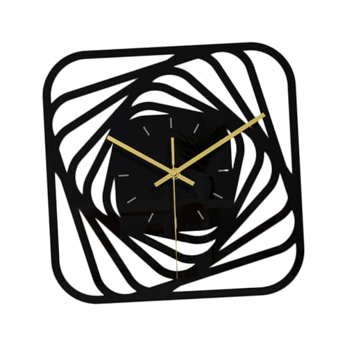 Ciieeo Wanduhr Schwarz Dreidimensionale Wanddekoration Geräuschlose Batteriebetriebene Uhr für Wohnzimmer Schlafzimmer und Büro Einfache Gestaltung für Zuhause Ciieeo Wanduhr Schwarz Dreidimensionale Wanddekoration Geräuschlose Batteriebetriebene Uhr für Wohnzimmer Schlafzimmer und Büro Einfache Gestaltung für Zuhause von Ciieeo