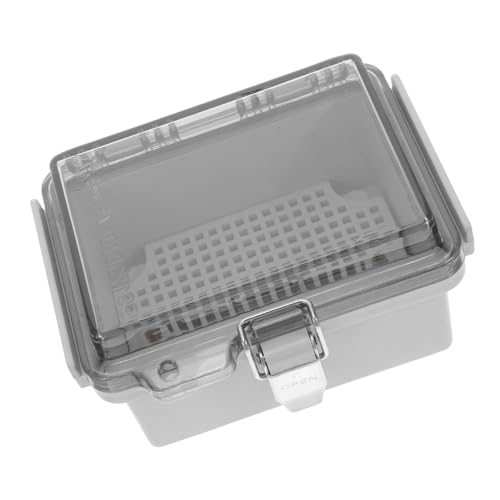 Ciieeo Wasserdichte Abs Anschlussdose mit Edelstahlverschluss Transparente Abzweigdose für Außen Robuste Elektrikbox für DIY Solar und Beleuchtungssysteme Wetterfeste Verteilerbox mit Ciieeo Wasserdichte Abs Anschlussdose mit Edelstahlverschluss Transparente Abzweigdose für Außen Robuste Elektrikbox für DIY Solar und Beleuchtungssysteme Wetterfeste Verteilerbox mit von Ciieeo