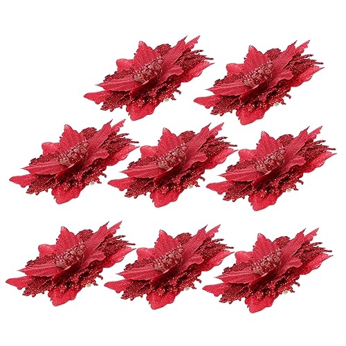 Ciieeo Weihnachtsbaum-blumenornament 8 Stück Weihnachtsbaum-Dekoration Party-Blumen-Requisiten Handgefertigte Verzierungen Für Hochzeitsfeiern Ciieeo Weihnachtsbaum-blumenornament 8 Stück Weihnachtsbaum-Dekoration Party-Blumen-Requisiten Handgefertigte Verzierungen Für Hochzeitsfeiern von Ciieeo