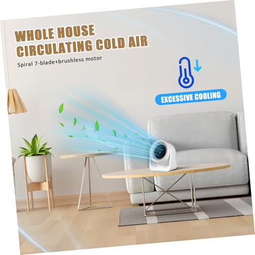 Ciieeo Wiederaufladbarer Tragbarer Tischventilator mit Verstellbaren Windstufen Integrierter Eisfachfunktion Leise und Kompakt für Büro Reise und Schlafzimmer USB Reiseventilator Lange von Ciieeo