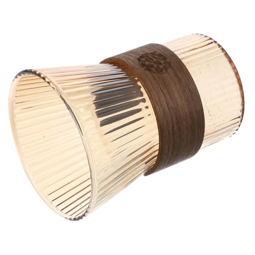 Ciieeo Wiederverwendbarer Zahnputzbecher Holzdesign Eleganter Mundspülbecher für Badezimmer Ergonomisch und Vielseitig für Mundspülung und Trinkwasser von Ciieeo