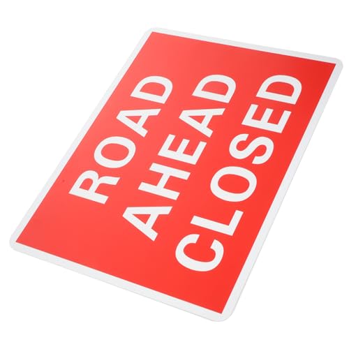 Ciieeo Witterungsbeständiges PVC Straßensperrschild Robuster Road Closed Warnschild für Sichere Zufahrten Sichtbares Verkehrssymbol Einfach zu Montieren Vielseitig Einsetzbar Ciieeo Witterungsbeständiges PVC Straßensperrschild Robuster Road Closed Warnschild für Sichere Zufahrten Sichtbares Verkehrssymbol Einfach zu Montieren Vielseitig Einsetzbar von Ciieeo