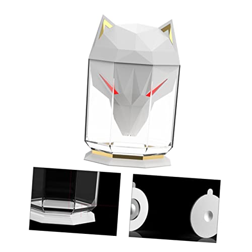 Ciieeo Wolf Shape Luftbefeuchter Kompakter Leiser Luftbefeuchter für Schlafzimmer Büro und Wohnzimmer mit Stilvollem Design und Breiter Anwendung für von Ciieeo