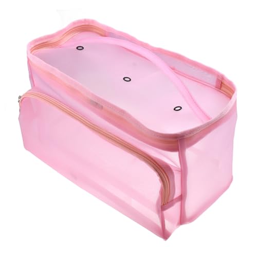 Ciieeo Wollnetz Aufbewahrungstasche mit DREI Löchern Faltbare Mesh Tasche aus Nylon Tragbar Leicht für Obst Gemüse und Reiseorganisation von Ciieeo